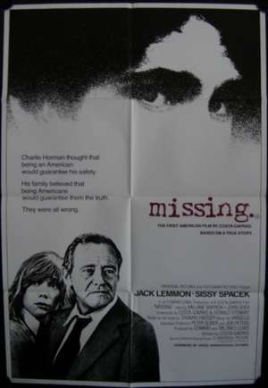 Missing One Sheet Australian Movie poster