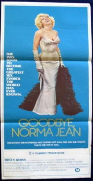 Goodbye Norma Jean Poster Australian Daybill Movie poster
