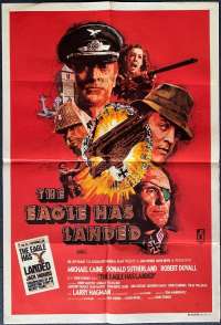 The Eagle Has Landed Poster Original One Sheet 1976 Michael Caine Donald Sutherland