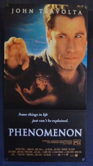 Phenomenon Daybill Poster Rare Original 1996 John Travolta Kyra Sedgwick