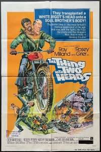 The Thing With Two Heads Poster One Sheet USA Original 1972 Frost