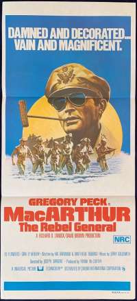 MacArthur: The Rebel General Daybill Movie poster