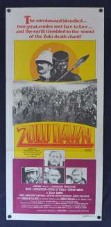 Zulu Dawn Poster Original Daybill 1979 Burt Lancaster Peter O'Toole