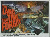 The Land That Time Forgot Poster Original British Quad 1975 Doug McClure