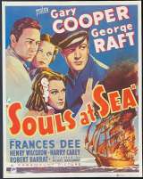 Souls At Sea Poster Original USA Commercial Print 1980's Gary Cooper