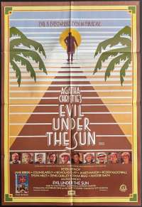 Evil Under The Sun poster One Sheet Agatha Christie Peter Ustinov