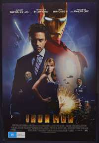 Ironman Poster Original One Sheet 2008 D/S Robert Downey Jr.Superhero