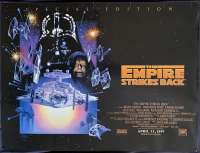 The Empire Strikes Back Poster Original British Quad Advance 1997 Special Edition