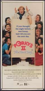 Porky's 2 The Next Day Poster Original Daybill No Folds Rolled 1983 Dan Monahan