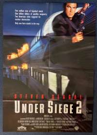 Under Siege 2 Dark Territory Poster Original One Sheet 1995 Steven Seagal