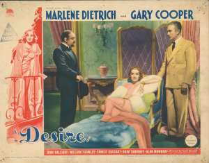 Desire Lobby Card 6 USA 11x14 Rare Original 1936 Marlene Dietrich