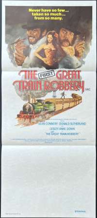 The First Great Train Robbery Poster Daybill Original 1978 Sean Connery
