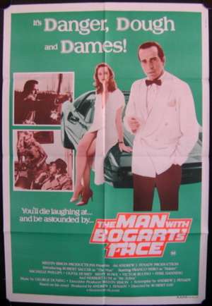 The Man With Bogarts Face Poster Original One Sheet 1980