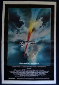 Superman Movie Poster Original One Sheet 1978 USA Advance ART Christopher Reeve