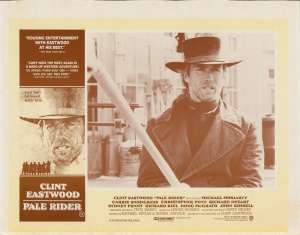 Pale Rider Photosheet Lobby 4 Original 11x14 Rare 1985 Clint Eastwood