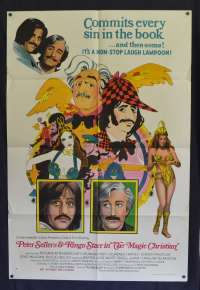 The Magic Christian Poster Original One Sheet 1969 Ringo Starr Peter Sellers Comedy