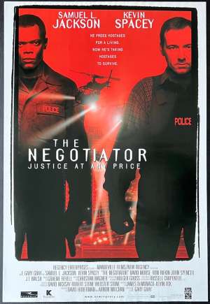 The Negotiator Poster Original One Sheet 1998 Samuel L Jackson