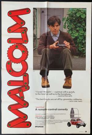 Malcolm Movie Poster Original One Sheet 1986 Colin Friels John Hargreaves Nadia Tass