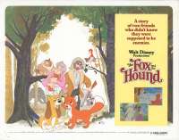 The Fox And The Hound Lobby Card USA 11x14 Original 1981 Title Card