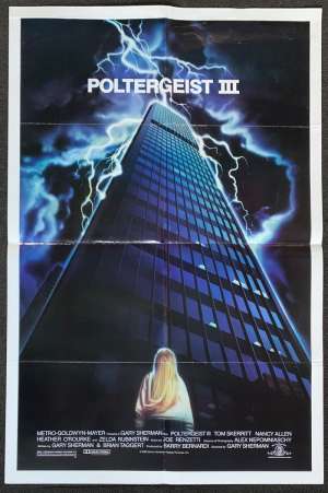Poltergeist 3 The Other Side Poster Rare Original One Sheet 1988 Nancy Allen