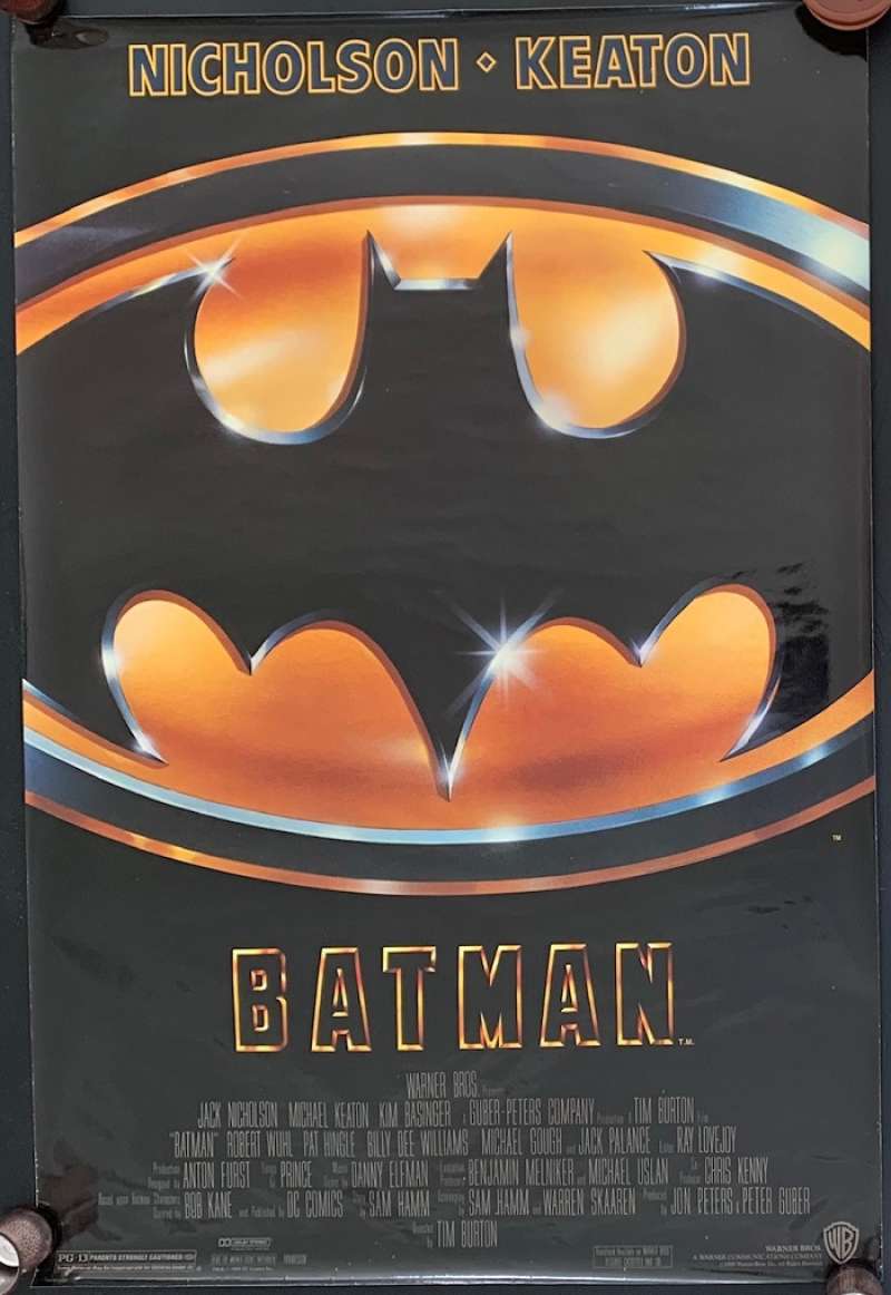 All About Movies - Batman Poster Original USA Rolled Glossy One Sheet 1989  Keaton