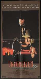 Unforgiven Poster Original Daybill 1992 Clint Eastwood Western