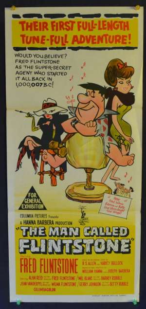 The Man Called Flintstone 1966 Australian Daybill movie poster