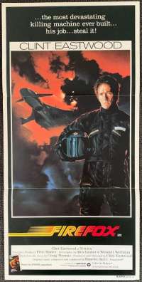 Firefox Poster Original Movie Daybill 1982 Clint Eastwood MIG 31 Jet Pilot