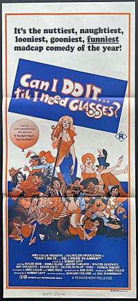 Can I Do It Till I Need Glasses Poster Original Daybill 1977 Robin Williams Angelyne