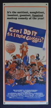 Can I Do It Till I Need Glasses Poster Original Daybill 1977 Robin Williams Angelyne