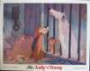 Lady And The Tramp Lobby Card Disney 1980 Re-Issue