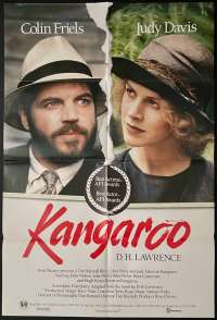 Kangaroo Poster One Sheet Original Rare 1987 Colin Friels Judy Davis