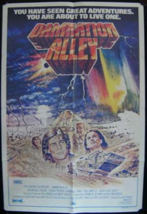 Damnation Alley One Sheet Australian Movie poster