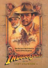 Indiana Jones And The Last Crusade 1989 Advance Flyer Harrison Ford Drew Struzan art
