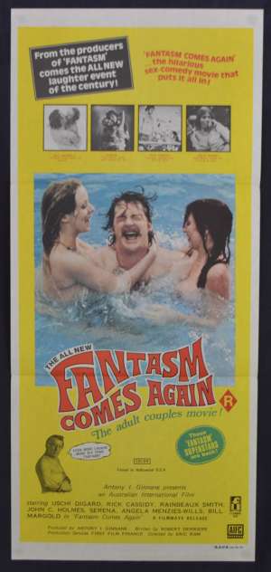 Fantasm Comes Again Movie Poster Original Daybill 1977 Ozploitation John Holmes