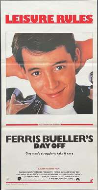 Ferris Bueller's Day Off Poster Original Daybill 1986 Matthew Broderick