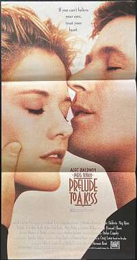 Prelude To A Kiss Poster Daybill Original Meg Ryan Alec Baldwin