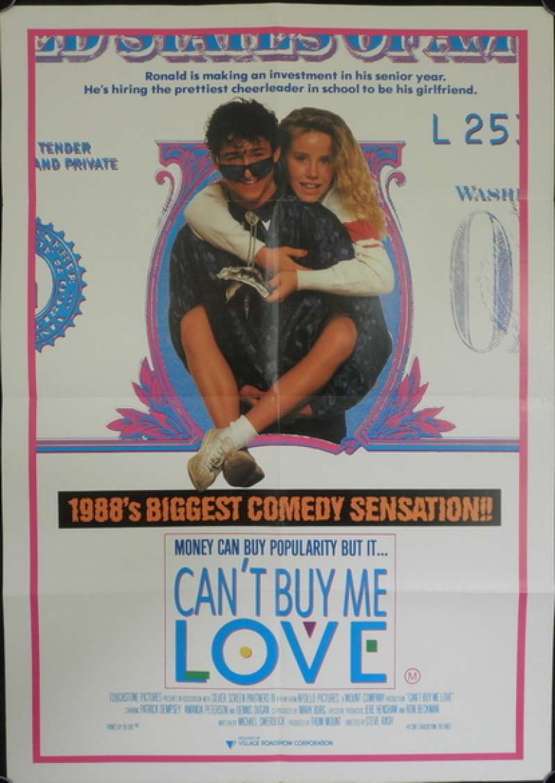 Can't Buy Me Love FRIDGE MAGNET movie poster 