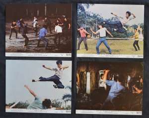 Fist Of Fury Lobby Cards Mini USA Original 1973 Bruce Lee Martial Arts