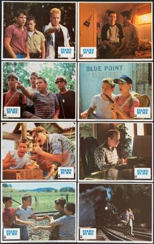 Stand By Me Lobby Card Set Rare Original 11x14 USA 1986 Phoenix