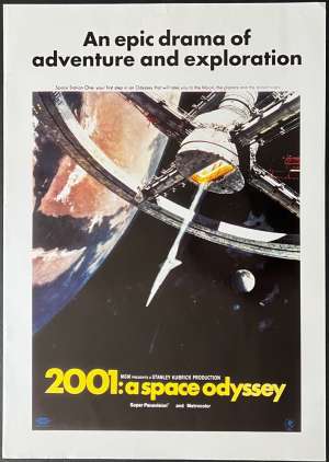 2001 A Space Odyssey Poster Rolled Commercial REPRINT Kubrick