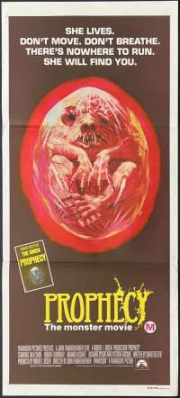 Prophecy Poster Daybill Original 1979 Talia Shire Horror
