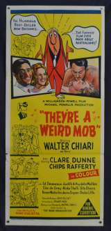 They're A Weird Mob Movie Poster Original Daybill 1966 Chips Rafferty Jacki Weaver