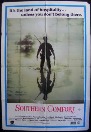 Southern Comfort Movie Poster Original One Sheet 1981 Keith Carradine Walter Hill