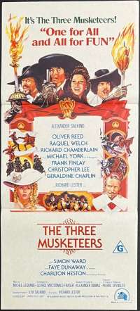 Three Musketeers, The Daybill Movie poster