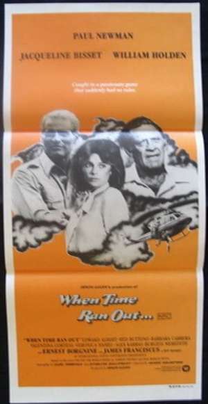 When Time Ran Out Poster Original Daybill 1980 Paul Newman Irwin Allen