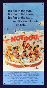 Hot Dog The Movie 1984 Daybill movie poster Patrick Houser Shannon Tweed Playmate