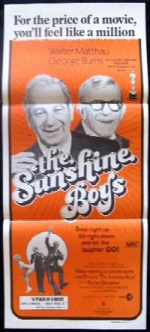 The Sunshine Boys Poster Daybill Original 1996 Woody Allen Peter Falk