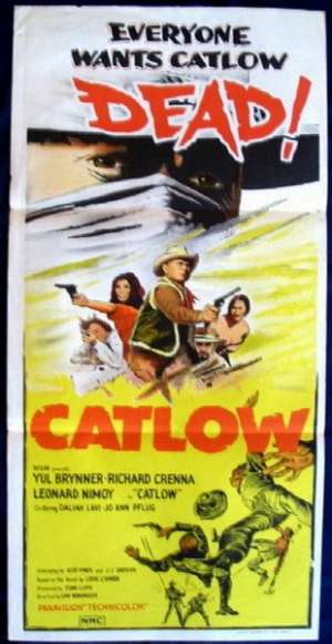 Catlow 1971 Yul Brynner Richard Crenna Daybill movie poster