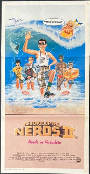 Revenge Of The Nerds II Nerds In Paradise Poster Daybill Robert Carradine